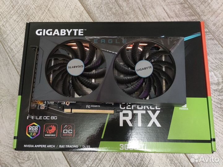 Видеокарта RTX 3060 ti 8gb