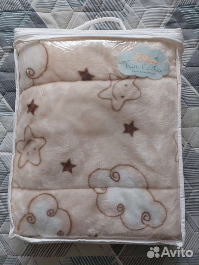 Комплект в коляску (матрасик, подушка, плед)