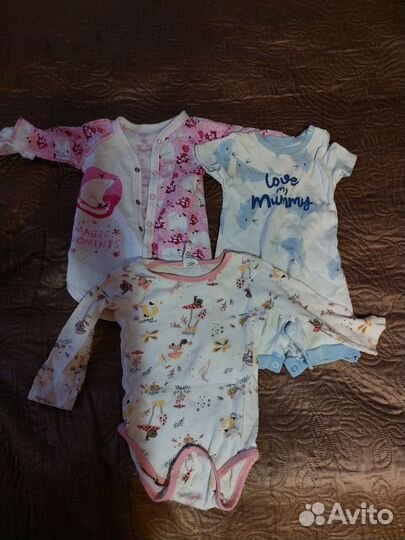 Большой пакет одежды для девочки 56-74