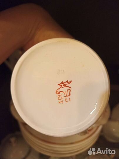 Кофейный сервиз фарфоровый