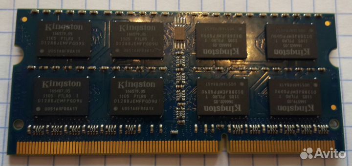 Модуль памяти Kingston SO-dimm 2GB DDR3 PC-10600
