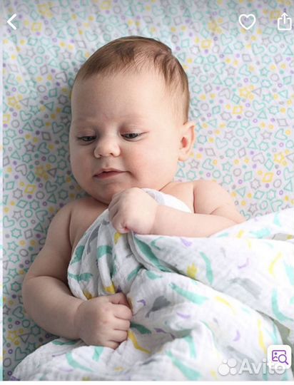 Adam stork муслиновое одеяло