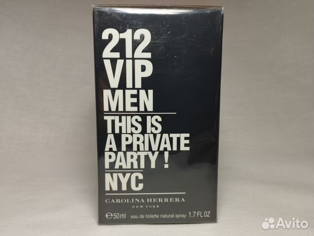 Carolina herrera 212 vip men nyc 50 ml