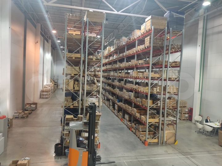 Склад класса А площадью 1300 м2. Доки. Офис