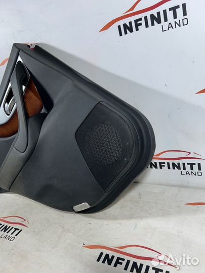 Обшивка двери задняя левая Infiniti Qx70 Fx37 Fx35