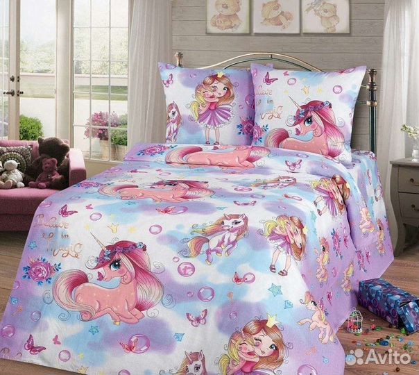 Детское постельное белье новое