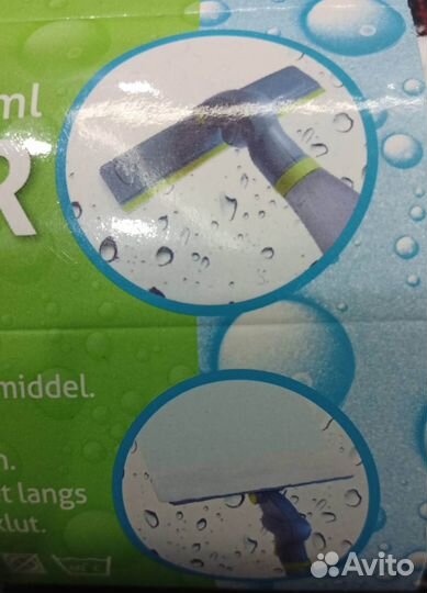 Щетка для окон с распылителем и скребком Норвегия