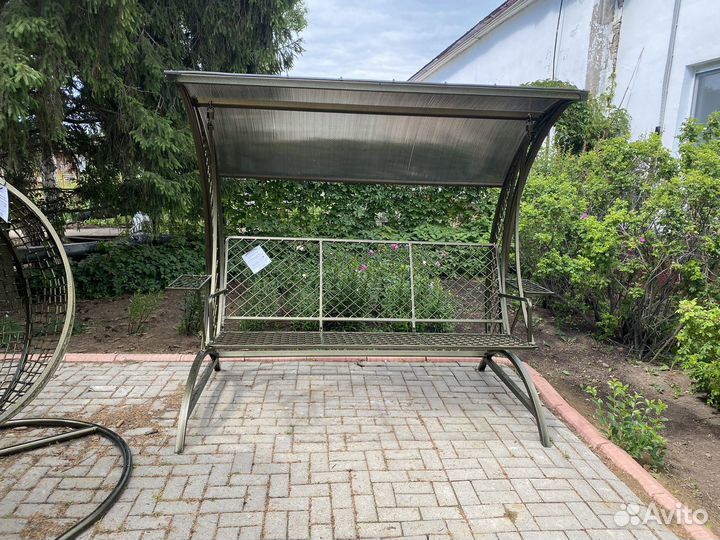 Садовые качели подвесные