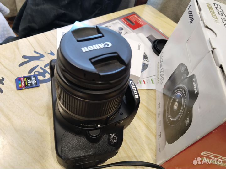 Canon eos 650d 3k + объектив