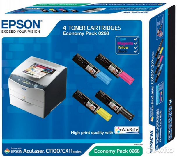 Цветной лазерный принтер Epson AcuLaser C1100