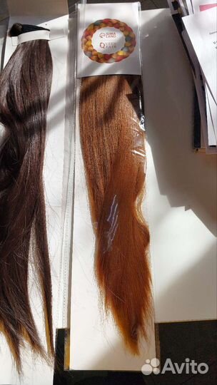 Накладной хвост на ленте термо