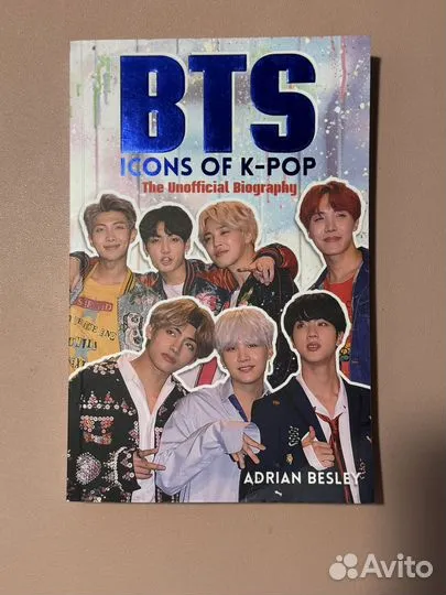 Книга BTS Icons of k-pop на английском