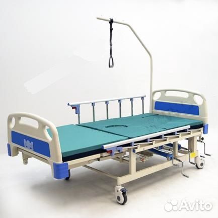 Кровать для лежачих больных рассрочка +кресло+туал