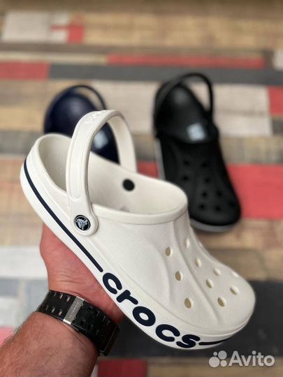 Crocs сабо (36-46) белые