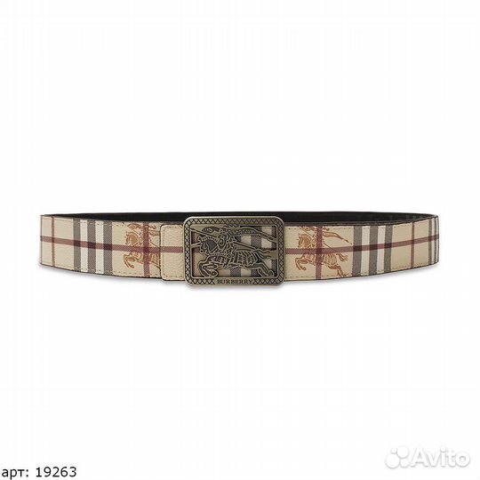 Ремень Burberry бежевый 120 см