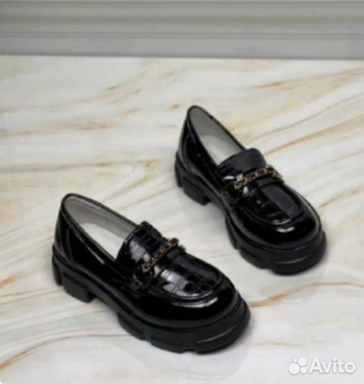 Туфли лоферы детские