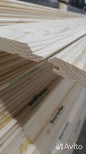 Имитация бруса за м2 15 мм 146 мм 4000 мм, ав