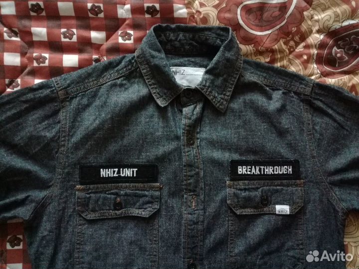 Рубашка джинсовая