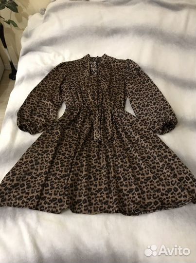 Новое леопардовое платье р-р 46-48