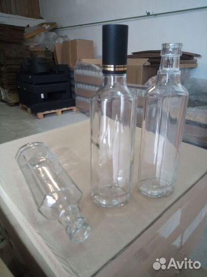 Бутылка стеклянная Родник 0.5 под пробку Гуала