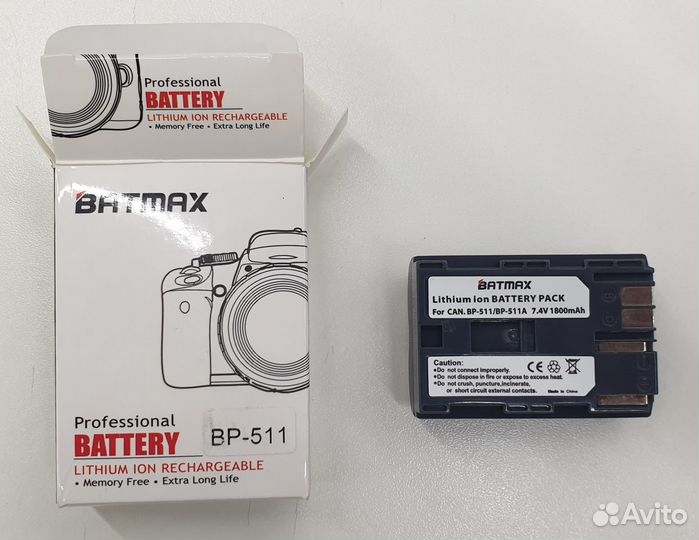 Аккумулятор BP-511 для Canon (Новый)