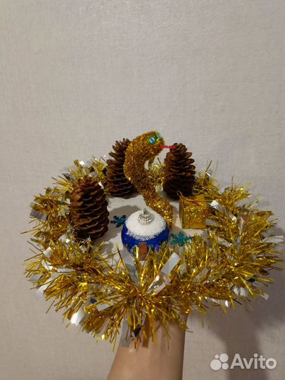 Новогодняя поделка с символом года