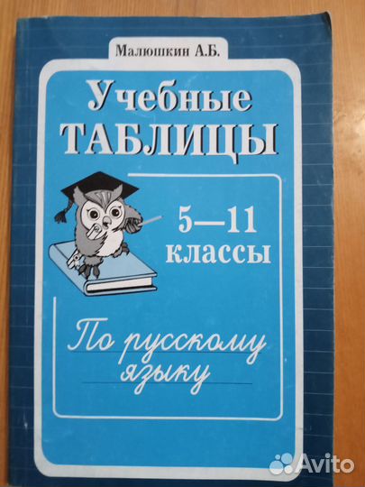 Учебные таблицы по русскому языку 5-11 класс
