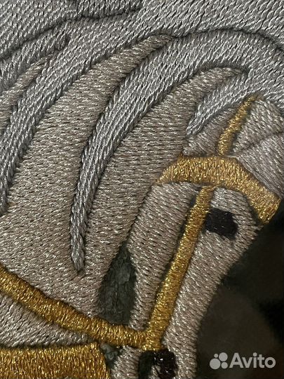 Картина Георгий победоносец- вышивка