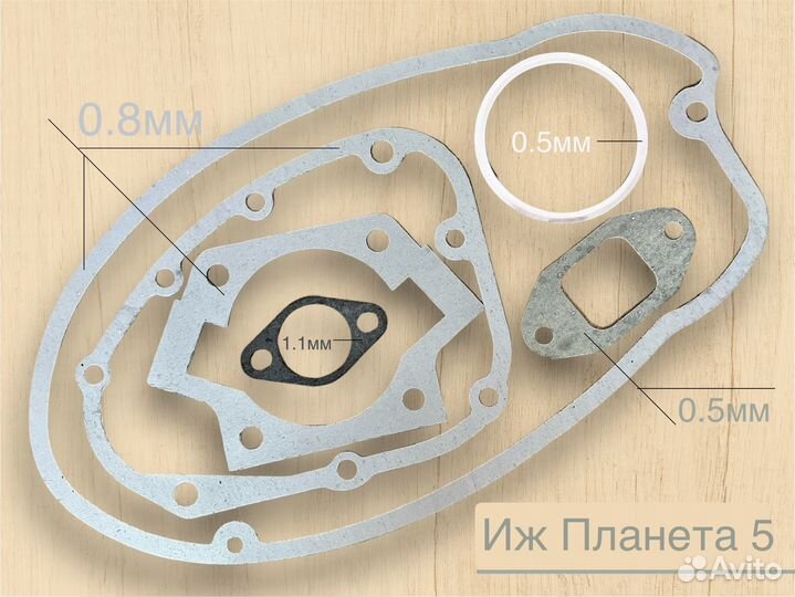 Набор прокладок Иж Планета 5 (Качество)