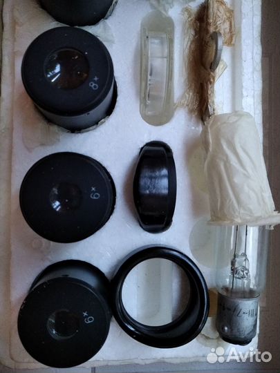 Окуляры для микроскопа мбс, СССР