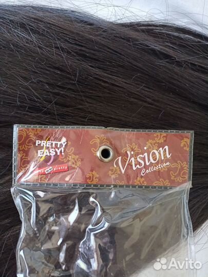 Волос, пряди на заколках