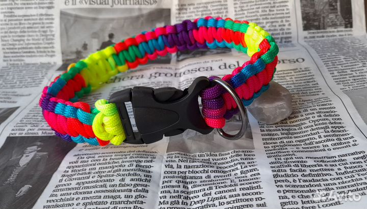 Ошейники из паракорда, ручная работа