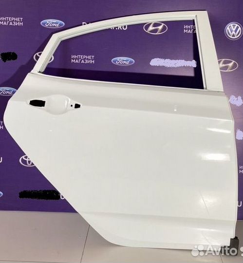 Дверь задняя Hyundai Solaris2011-2016 белая правая