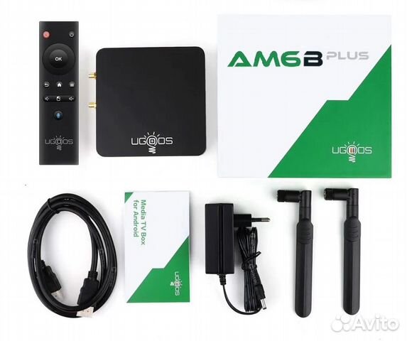 Тв Андроид Приставка Ugoos AM6B Plus новые гаранти