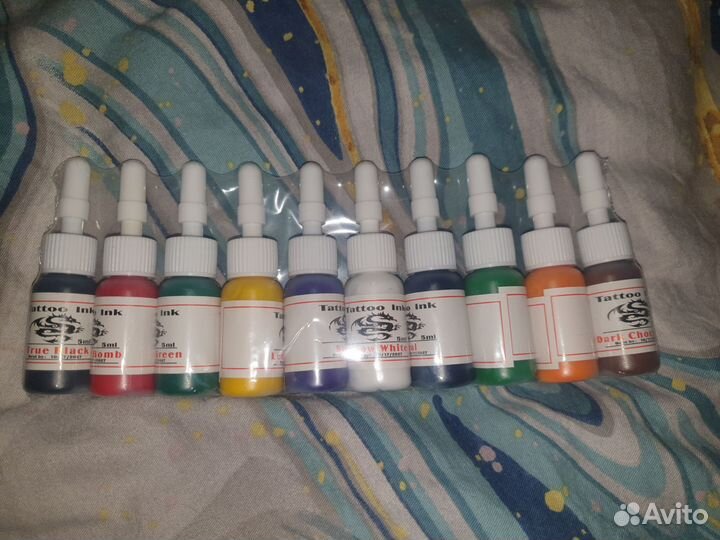 Набор красок для тату 5ml