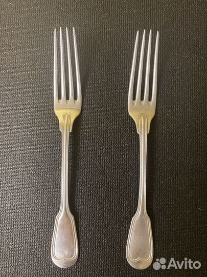 2 вилки Christofle, Франция, 1930-1935 гг