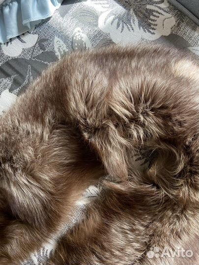 Меховой воротник из лисы