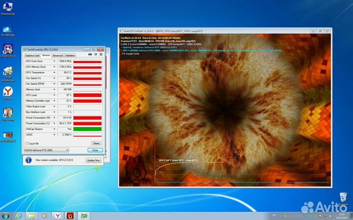 Видеокарта RTX 2060 ventus XS MSI