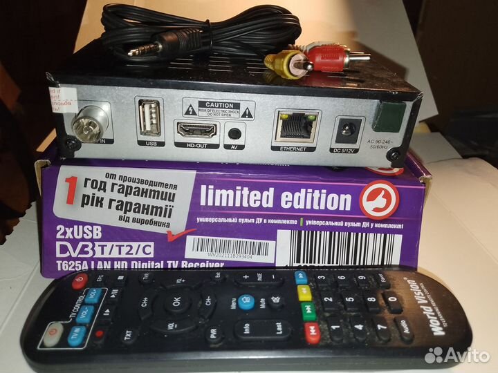 Ресивер цифровой World Vision T625A