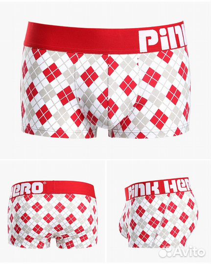 Боксеры мужские (трусы) от Pink Hero (хлопок)