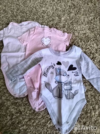 Вещи на девочку пакетом от 0 до 6 месяцев
