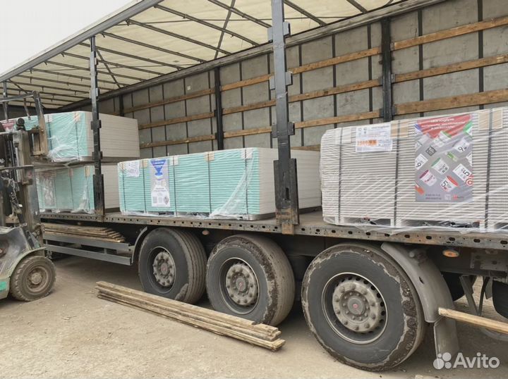 Гипсокартон 9.5 мм 1200х2500