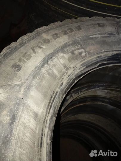 Продам шины Мишлен ведущие б/у, 315/60 R 22, 5