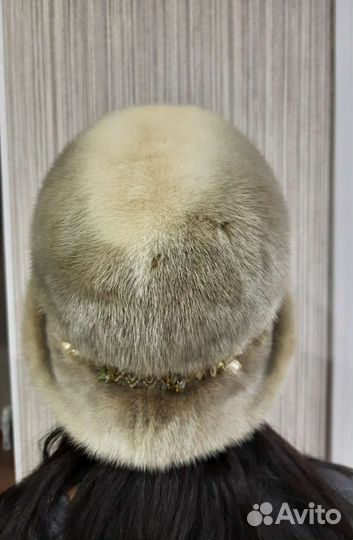 Шапка норковая женская 56
