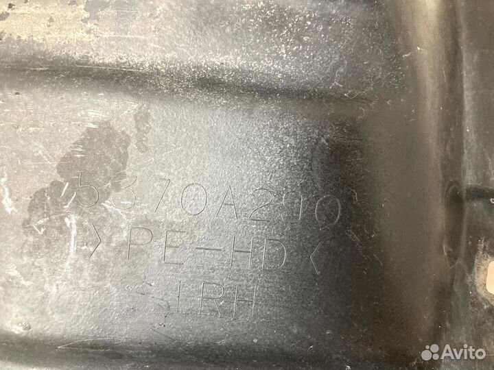 Подкрылок задний правый Mitsubishi Lancer 10