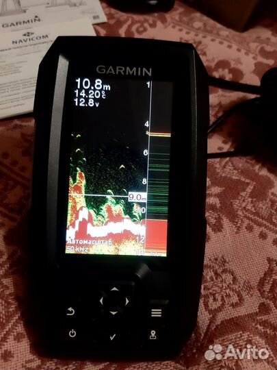 Эхолот Garmin striker Plus 4cv с датчиком GT20-TM