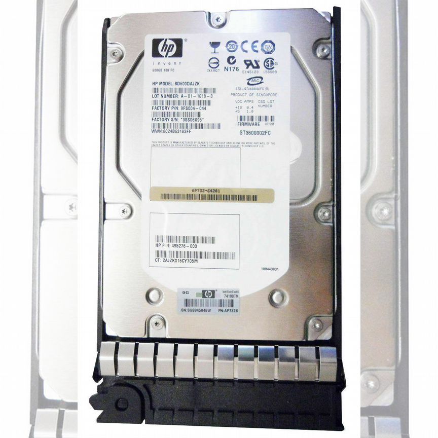 [518735-001] Жесткий Диск Hp Eva 600gb Fibre Channel 518735-001