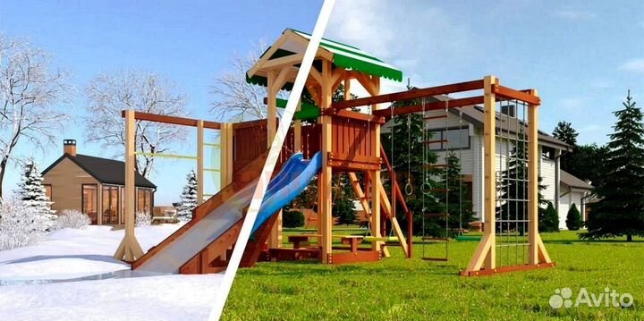 Детская игровая площадка Савушка 4 Сезона 6