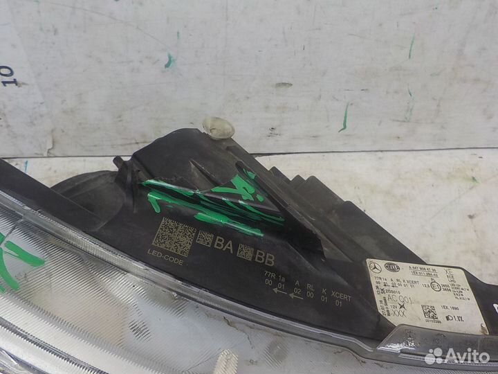 Фара правая Mercedes-Benz W447 (V-Klasse) 2014