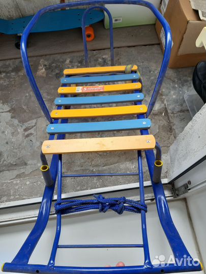 Детские зимние санки